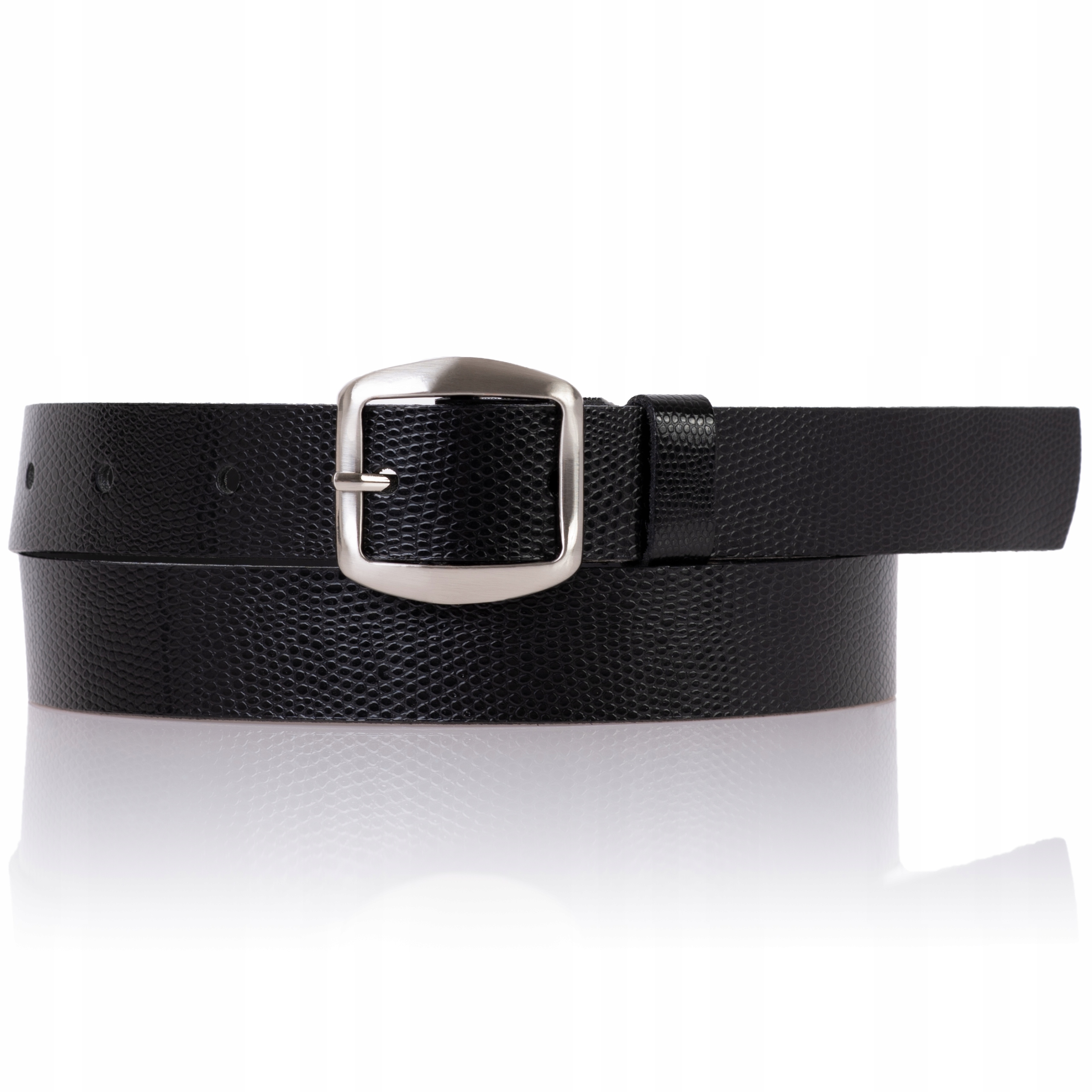 

Sepher Pasek skórzany Czarny krokodyl spodni skóra