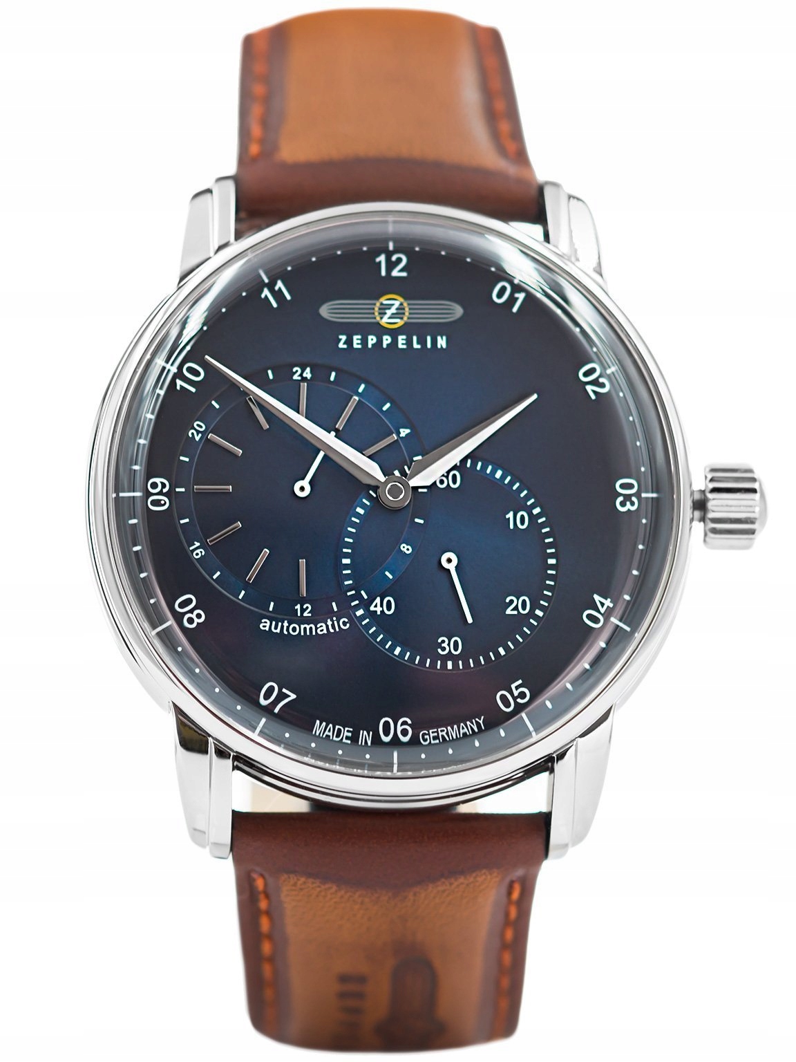 Nové Originální Pánské Hodinky Zeppelin 8662-3 Nové gravírování Captain's Line