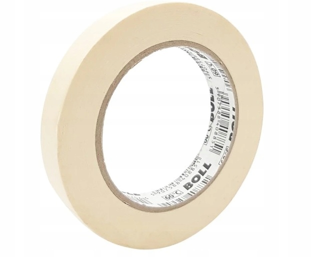 BOLL TAŚMA MASKUJĄCA LAKIERNICZA PAPIEROWA 19mm x 50m (DO 60C)