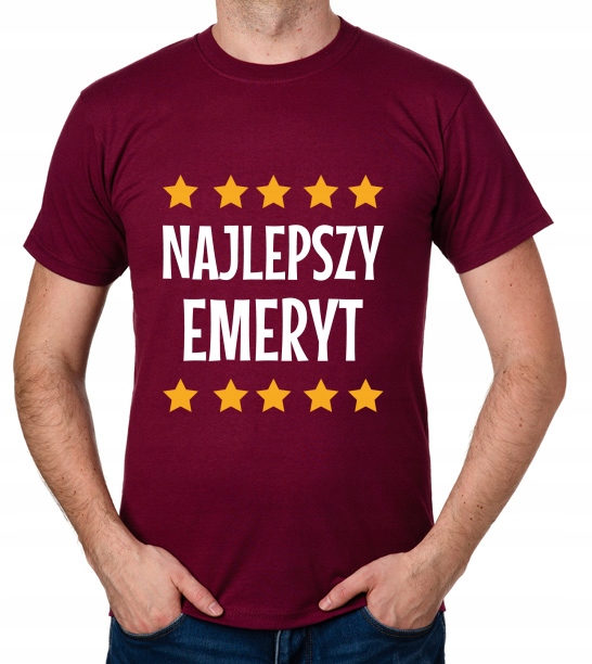 

koszulka Najlepszy Emeryt prezent