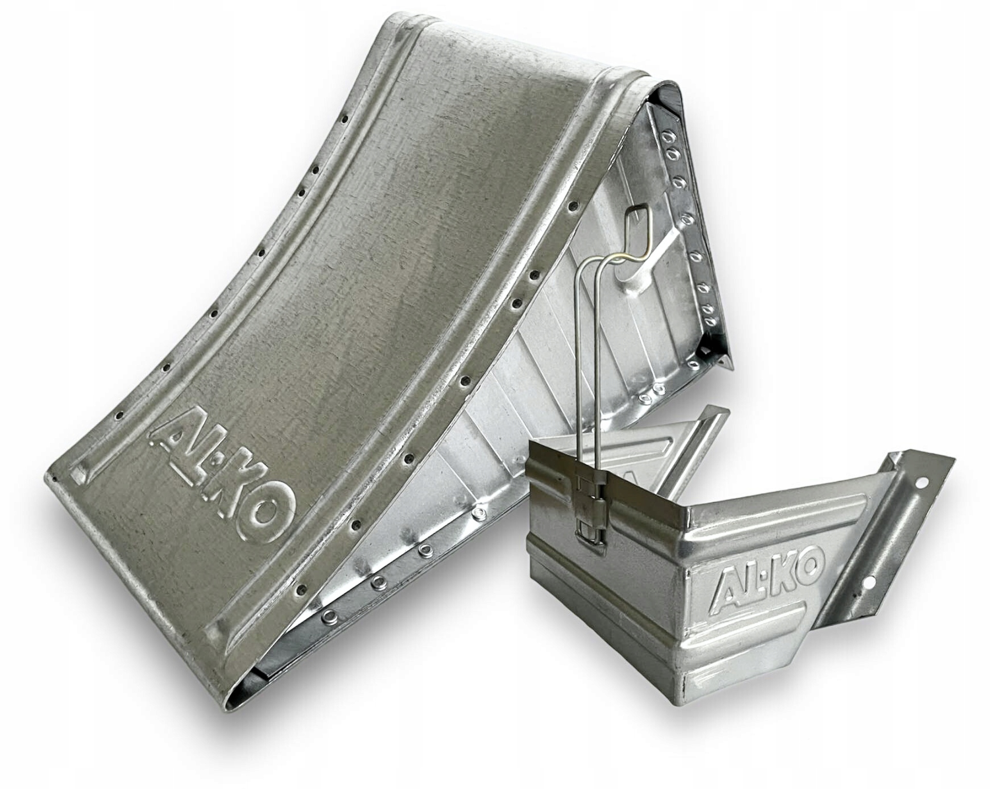 Kovový klín pod kola přívěsu Al-ko 53 pozink ocel držák typ 53