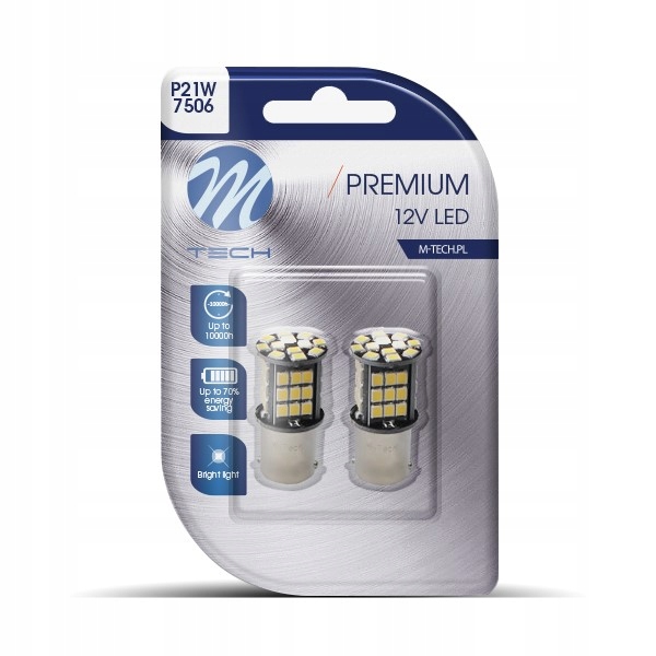 

Dioda Led L354 BA15s 48xSMD2835 Canbus 12V biała