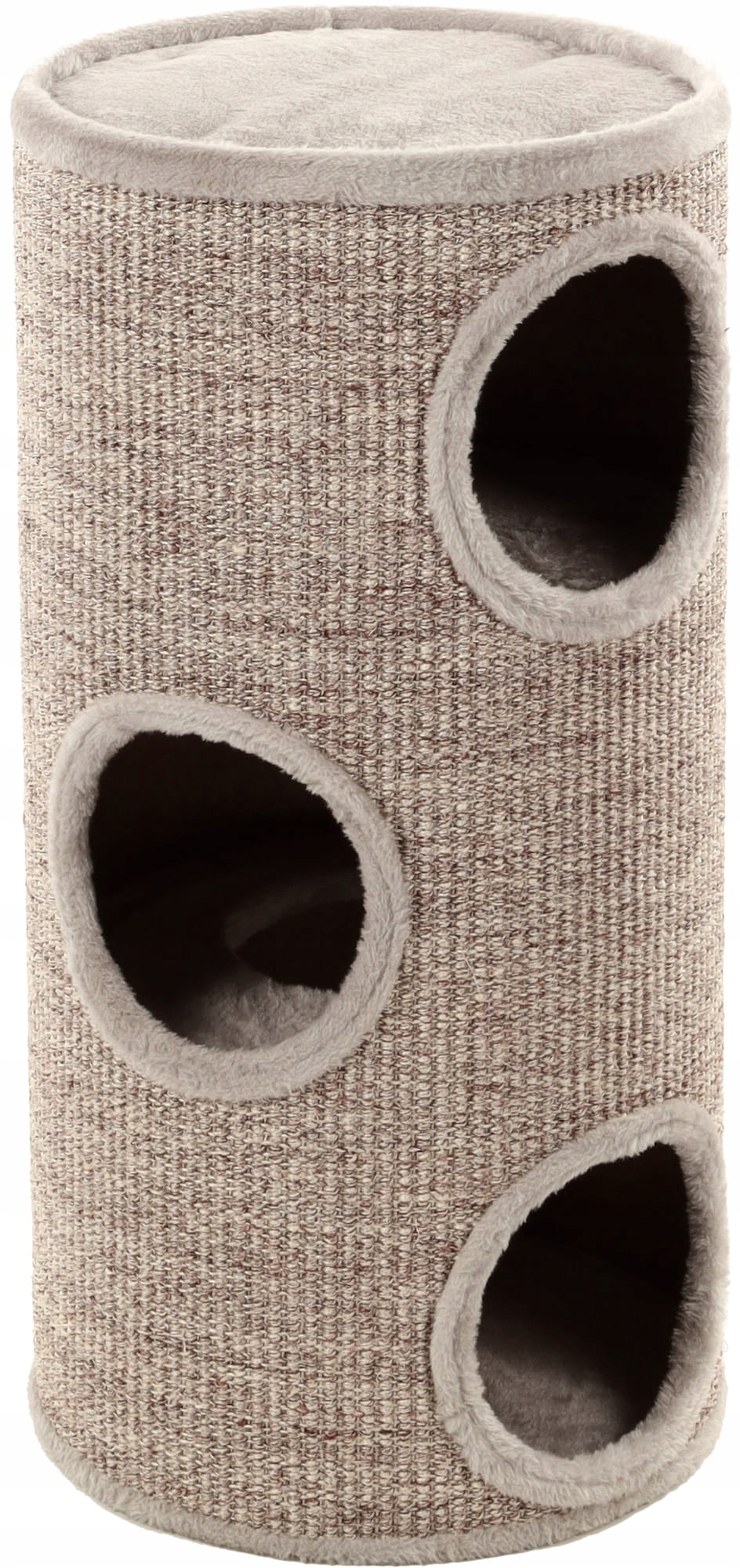 Škrabadlo pro kočky ve tvaru věže – Flamingo Barrel – Šedá – 70 × 36 cm