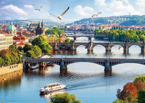

Puzzle 500 el. Praga Czechy Widok Most Trefl