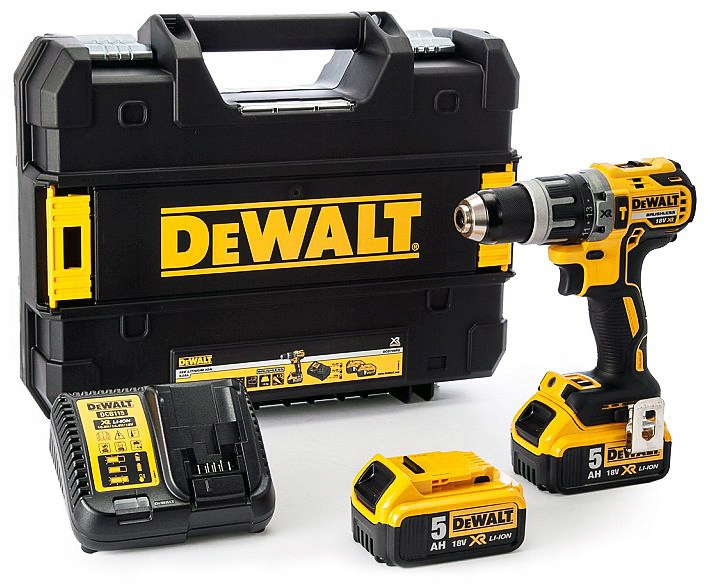 Dewalt DCD796P2 Wiertarko-wkrętarka 18V 2x 5,0Ah 70Nm Walizka