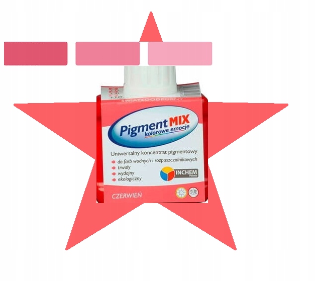 

Pigmenty do Farb Barwnik Czerwień