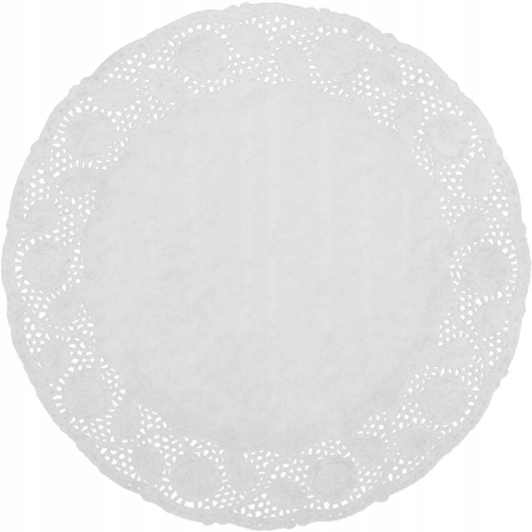 

Serwetka dekoracyjna Ażurowa okrągła 33 cm 12 szt