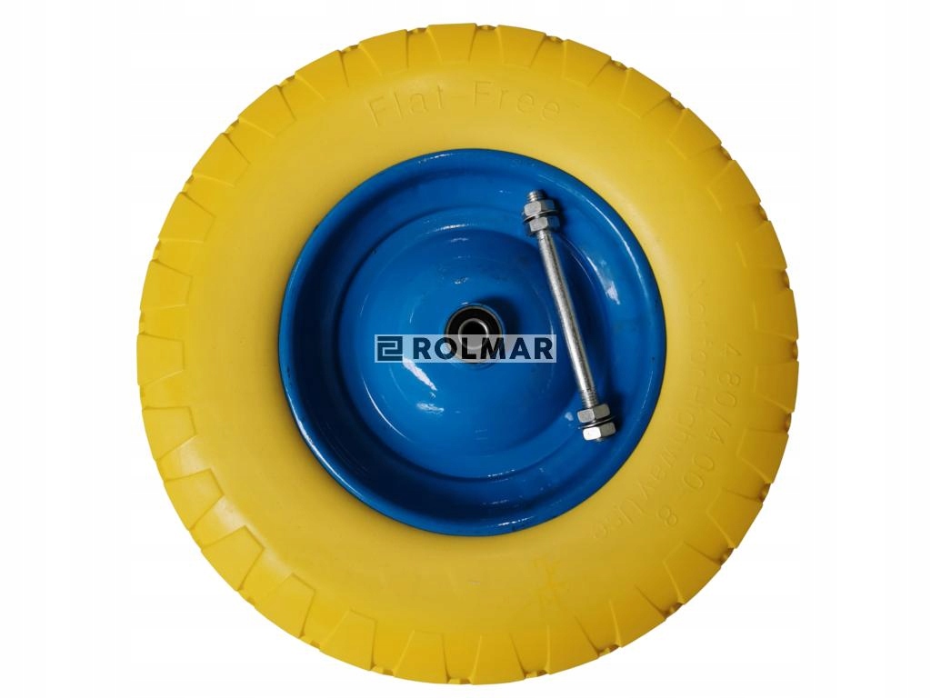 4.00-8P - Колесо для тачки гибкое полное 4,00-8 ось 12 мм