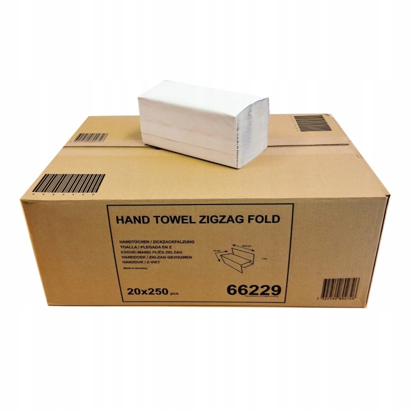 

Tork 66229 Ręcznik papierowy Zz, 1W, bezwonny H3