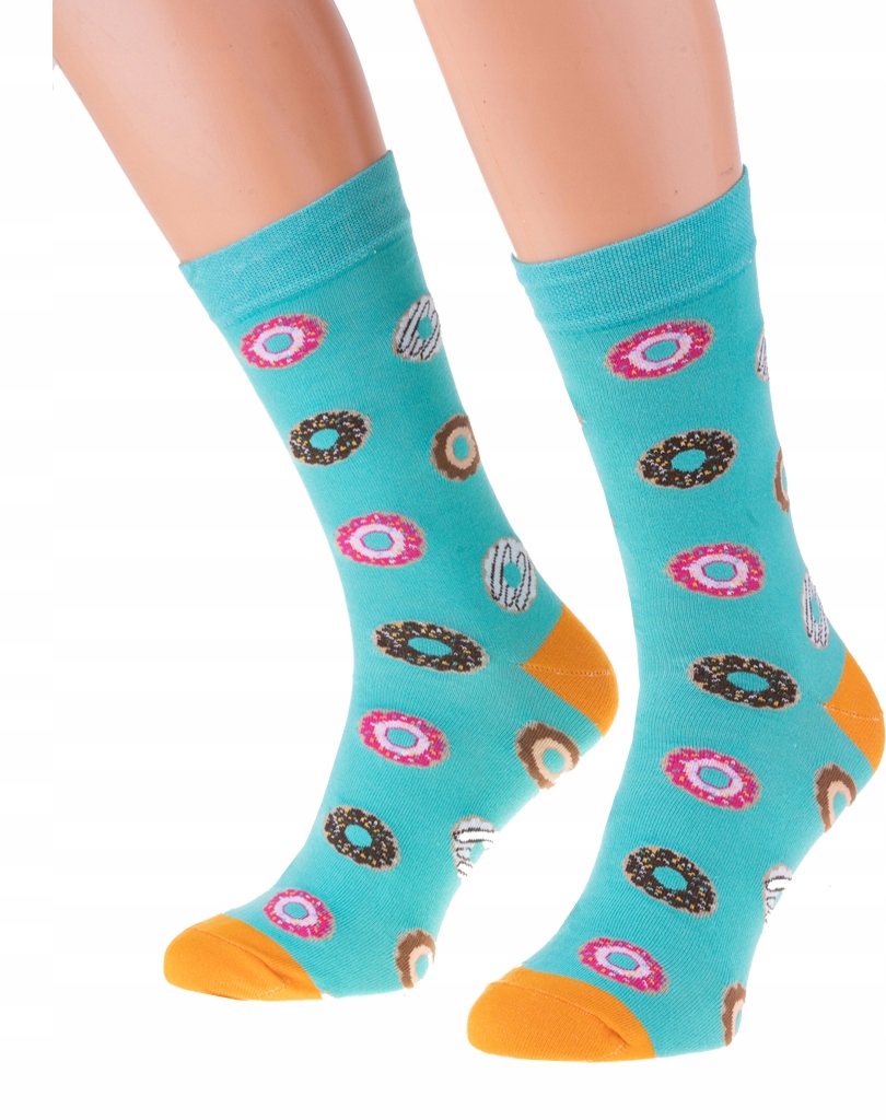 

Skarpetki Kolorowe damskie wesołe 45 donut 39-42