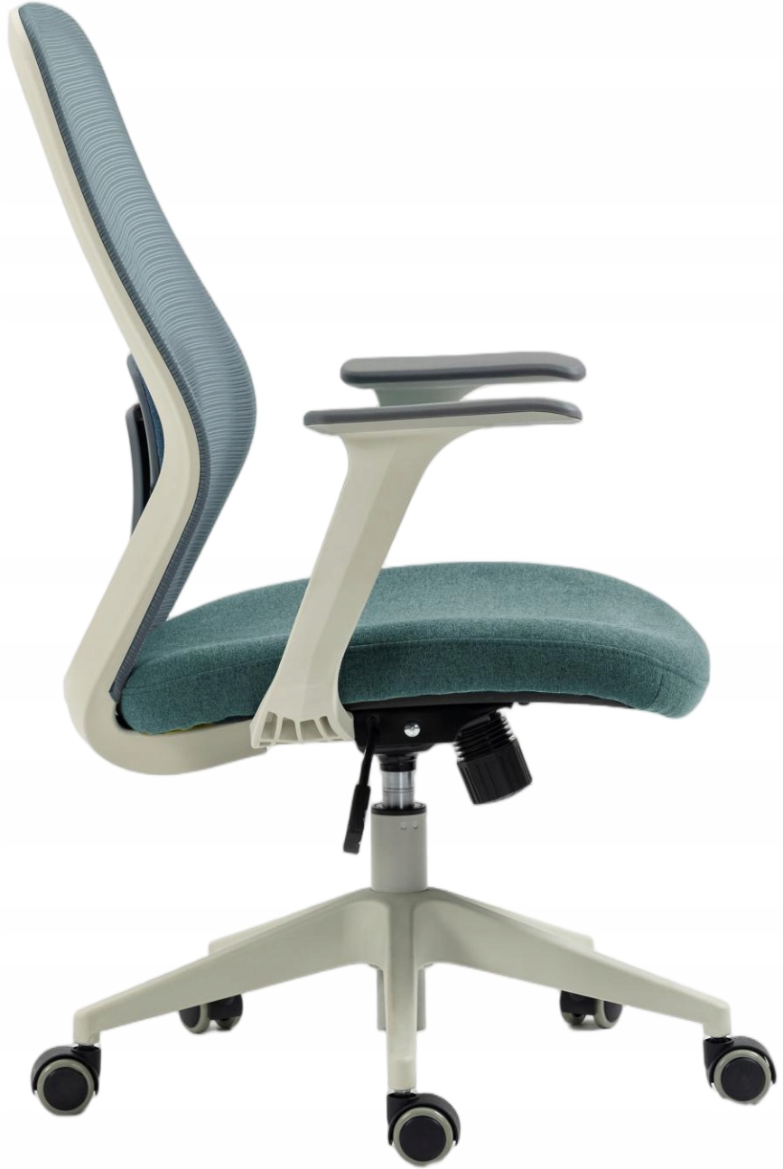 Fotel Obrotowy Jump Zielony – Biurowy i Dziecięcy Krzesło Siatka Tkanina