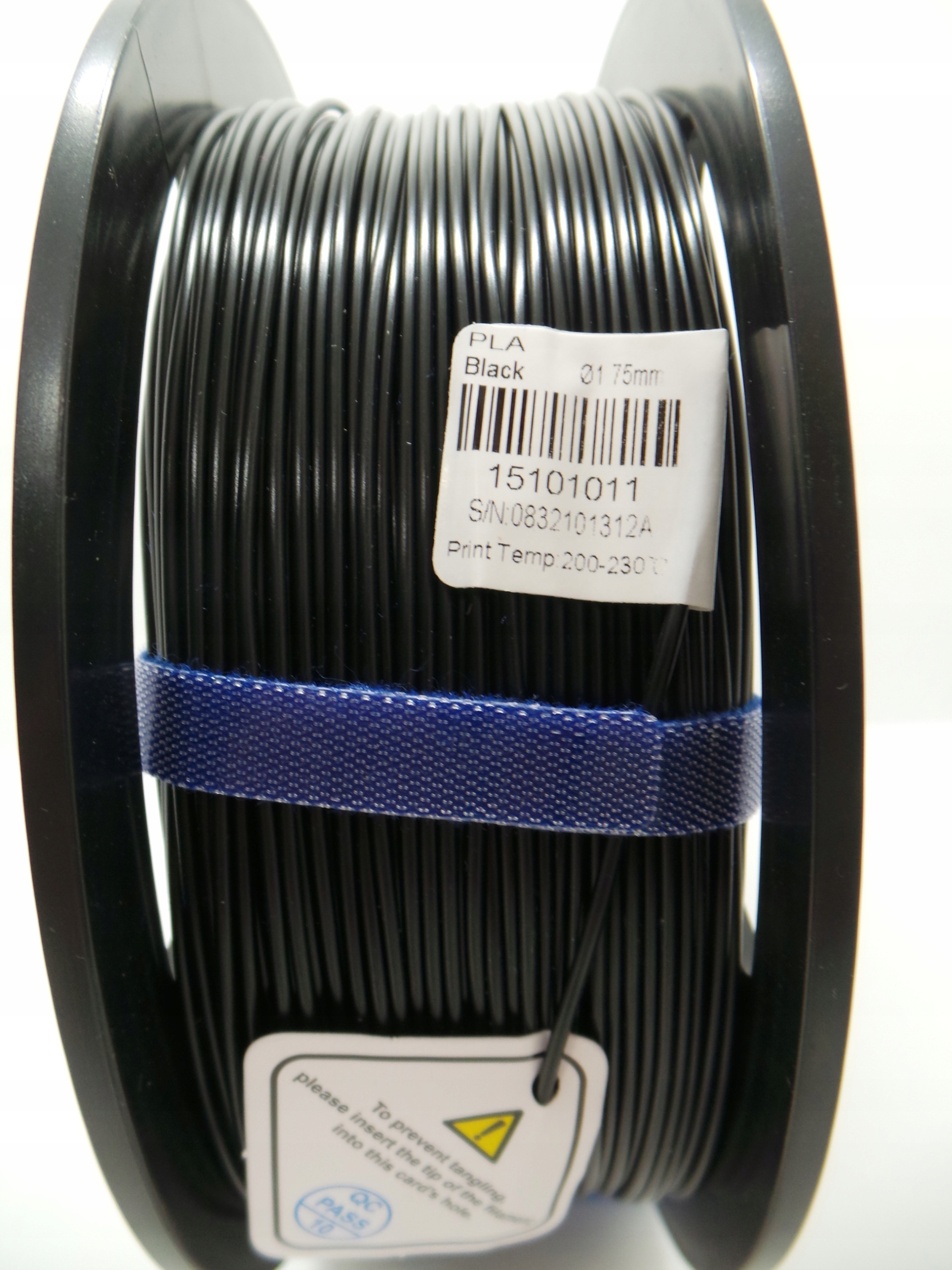 Filament PLA 1,75 mm 1000 g czarny Kod producenta 15101011