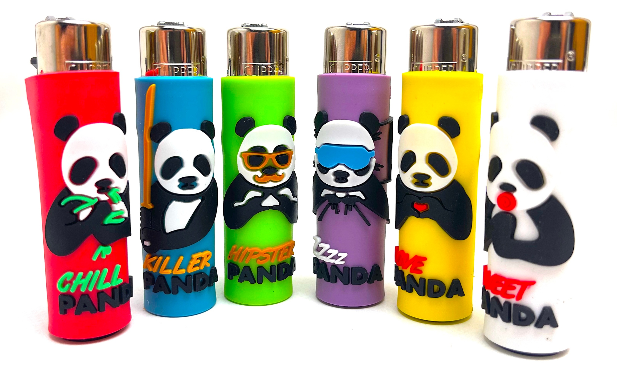 ZAPALNICZKA CLIPPER PŁOMIENIOWA PANDA ETUI THC Model panda