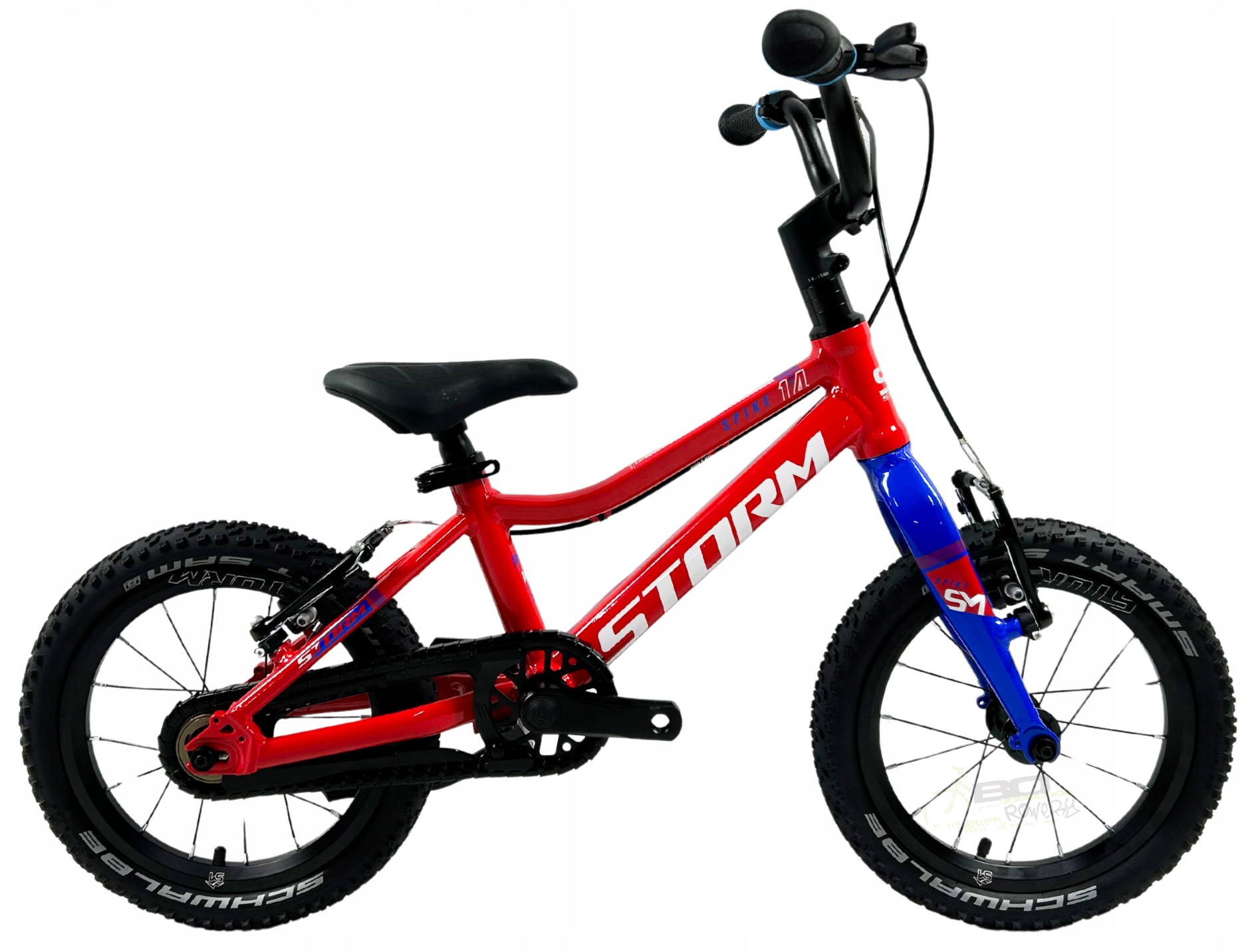 Rower Dziecięcy 14 cali Storm Spike Light lekki 5,9 Kg czerwony 2026
