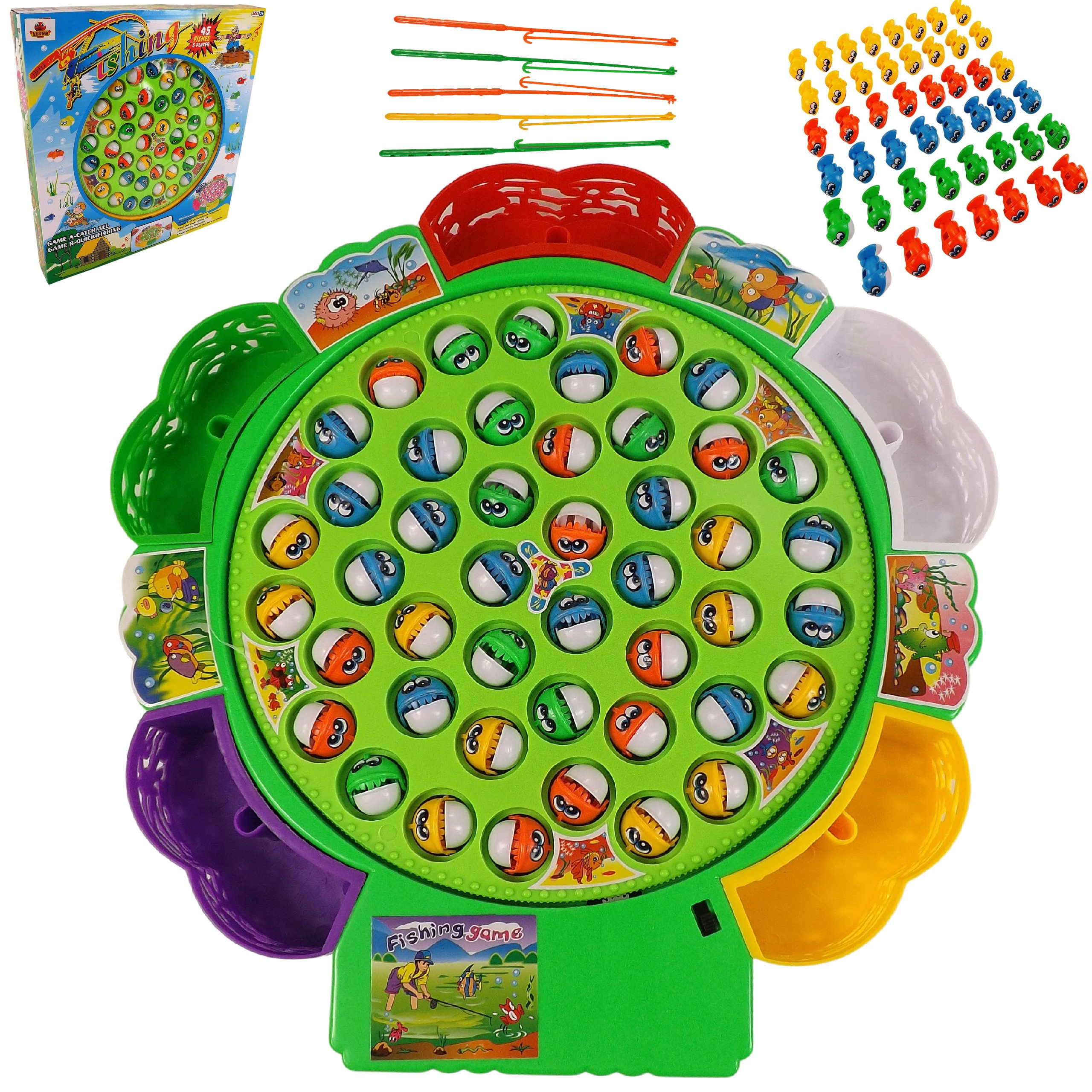 

Gra Dla 5 Osób Łowienie Rybek 45 Rybek 9259Z