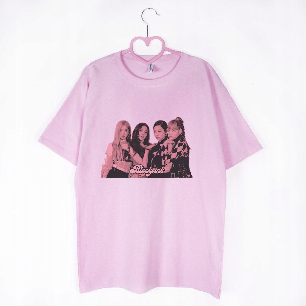 

T-shirt Blackpink k-pop różowa koszulka 134 140