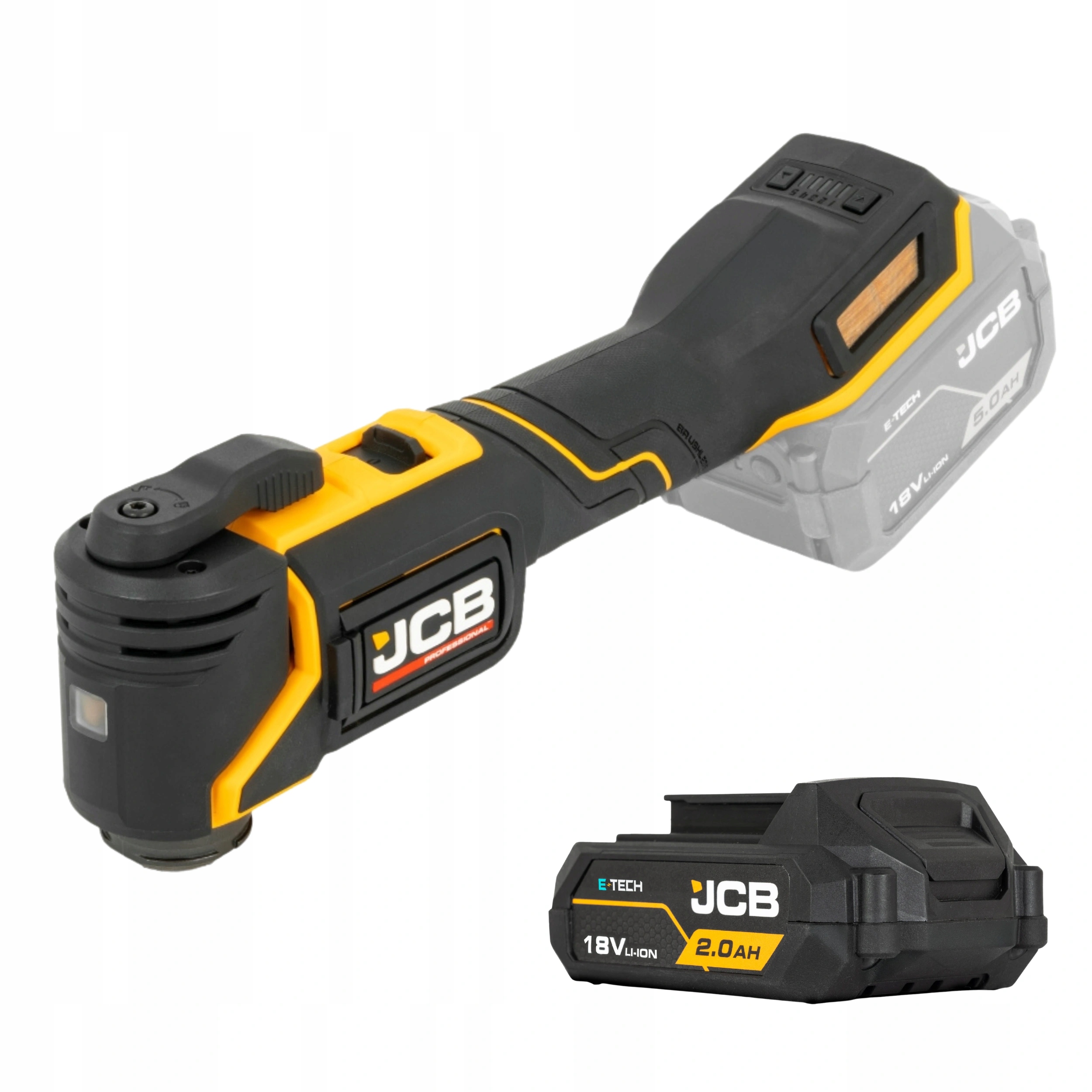 Jcb Professional 18V Multitool Narzędzie Wielofunkcyjne Akumulator 2Ah