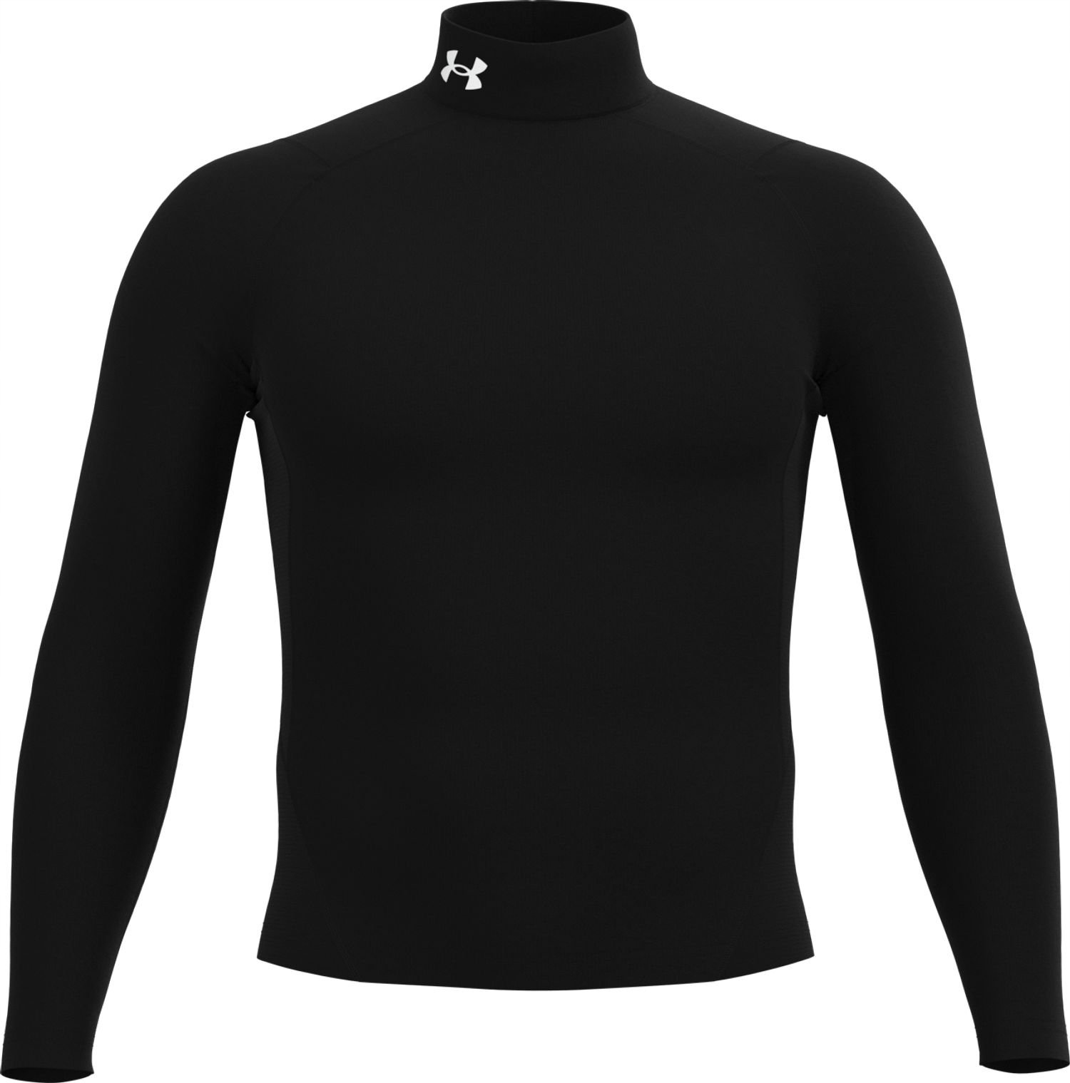 Under Armour Tričko Ua Hg Armour Comp Mock Ls-blk černá