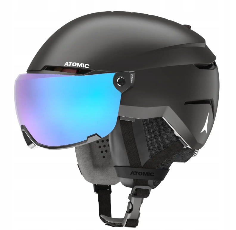Lyžařská přilba Atomic Savor Visor Stereo 59-63 cm Black černá