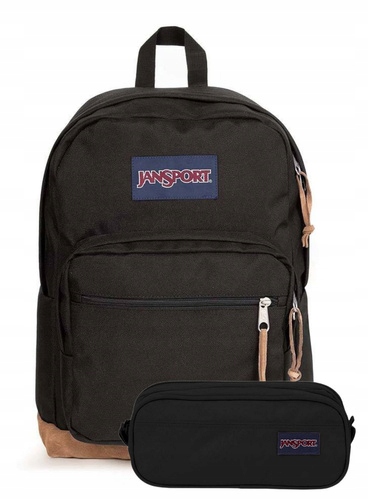 Sada JanSport batoh Right Pack penál Large Accessory Pouch černý
