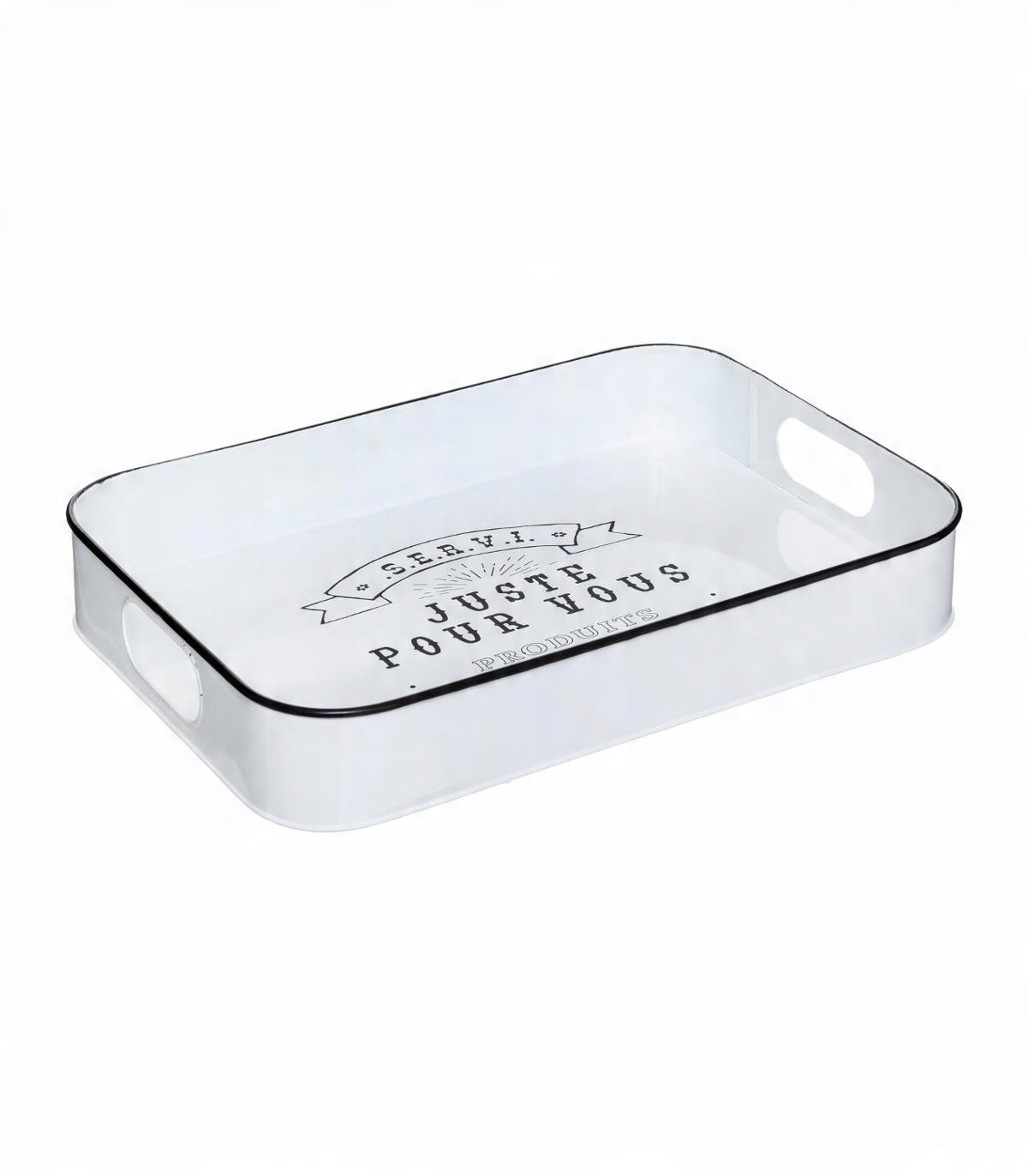 

Taca Metalowa Kuchenna Do Serowania 35x25x5,6 cm
