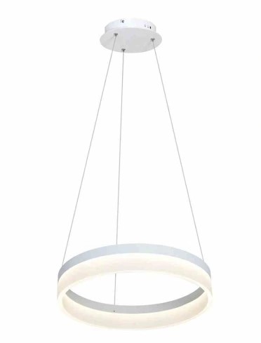 Lampa sufitowa wisząca Led 24W b.neutralna 4000K 1680lm Ring Ø40cm biały MI