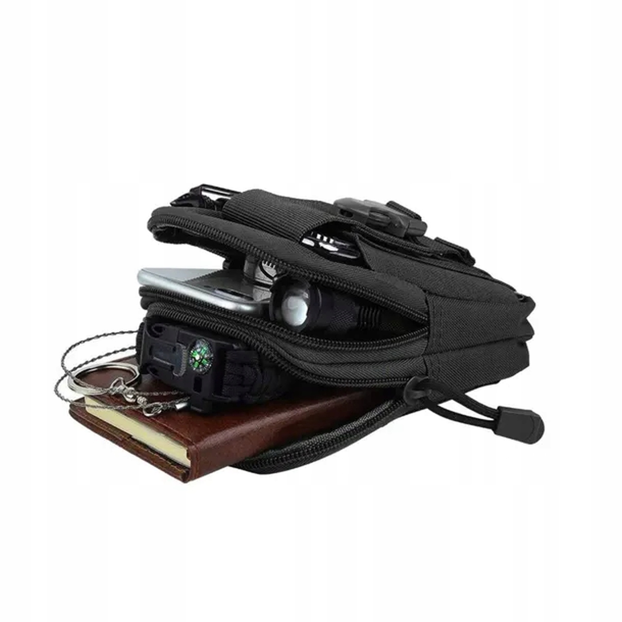 SASZETKA NERKA TAKTYCZNA MILITARNA WOJSKOWA SURVIVAL KIESZEŃ + PAS PASEK Typ nerka