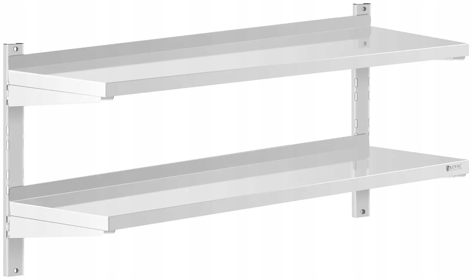 Závěsná police 120 cm 2 desky Royal Catering RCWR-1200.4 10011460