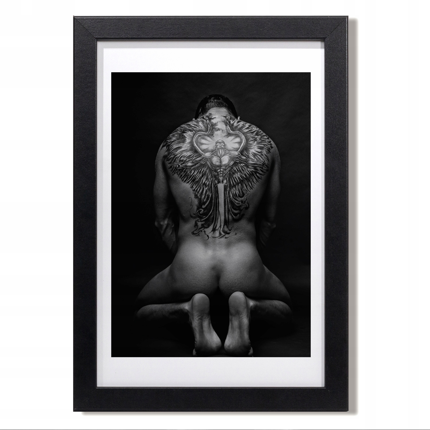 

Obraz w ramie na ścianę Ciało tatuaż anioł 20x30