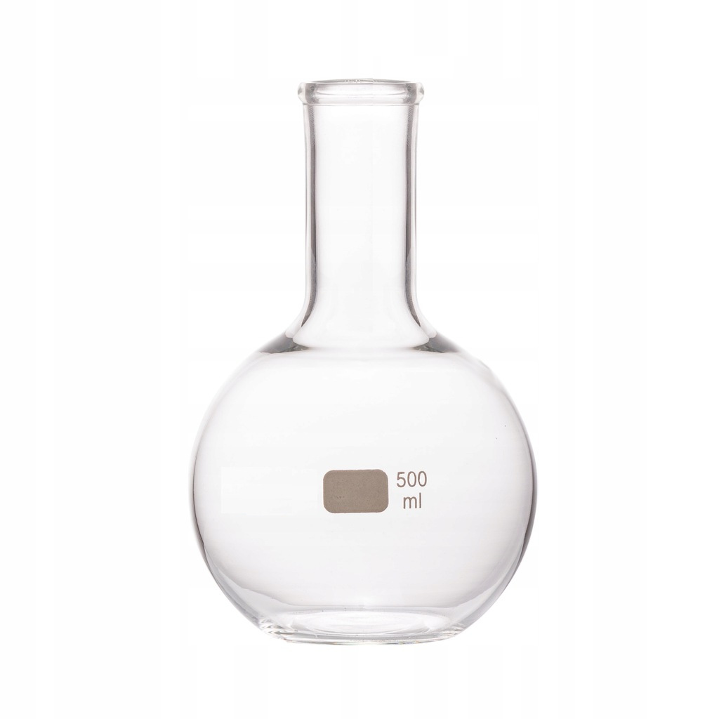 

Kolba płaskodenna szklana 50 ml wąska szyjka