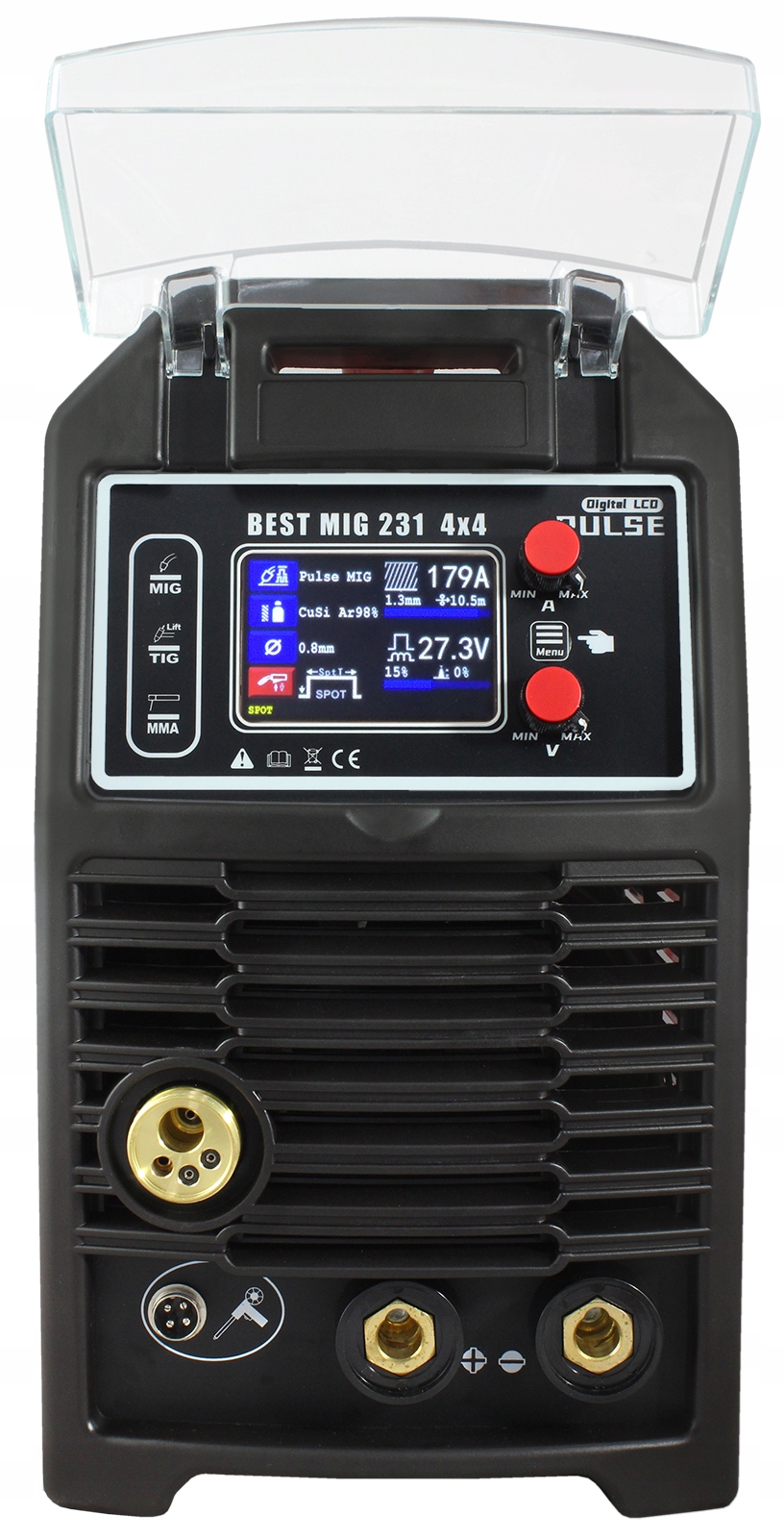 SPAWARKA INWERTOROWA MIGOMAT BEST MIG 231 MMA PULS SPOT MIG ELEKTRODY DRUT Kod producenta BM231DRUTMMA