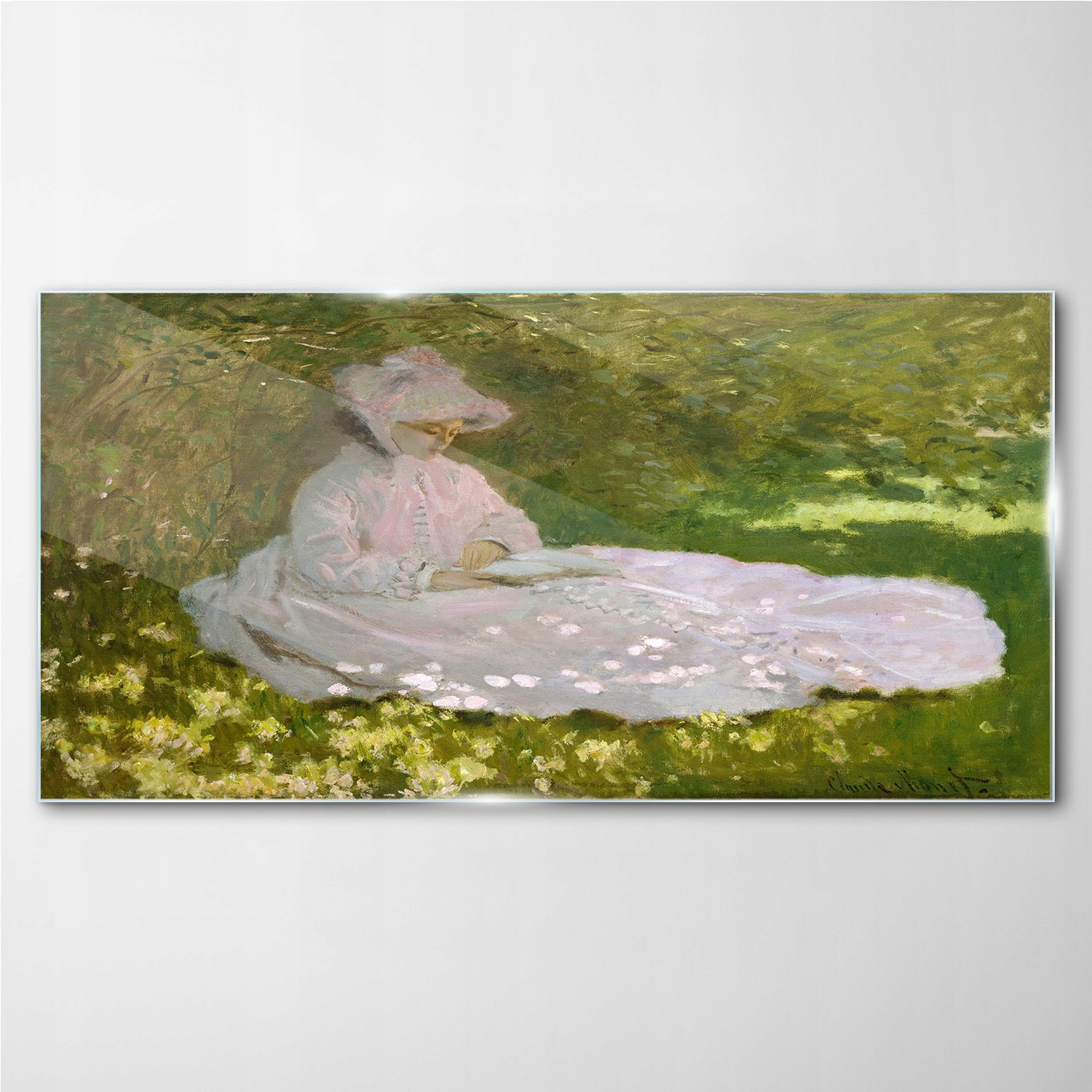 

Obraz szklany z nadrukiem Wiosna Monet 100x50 cm
