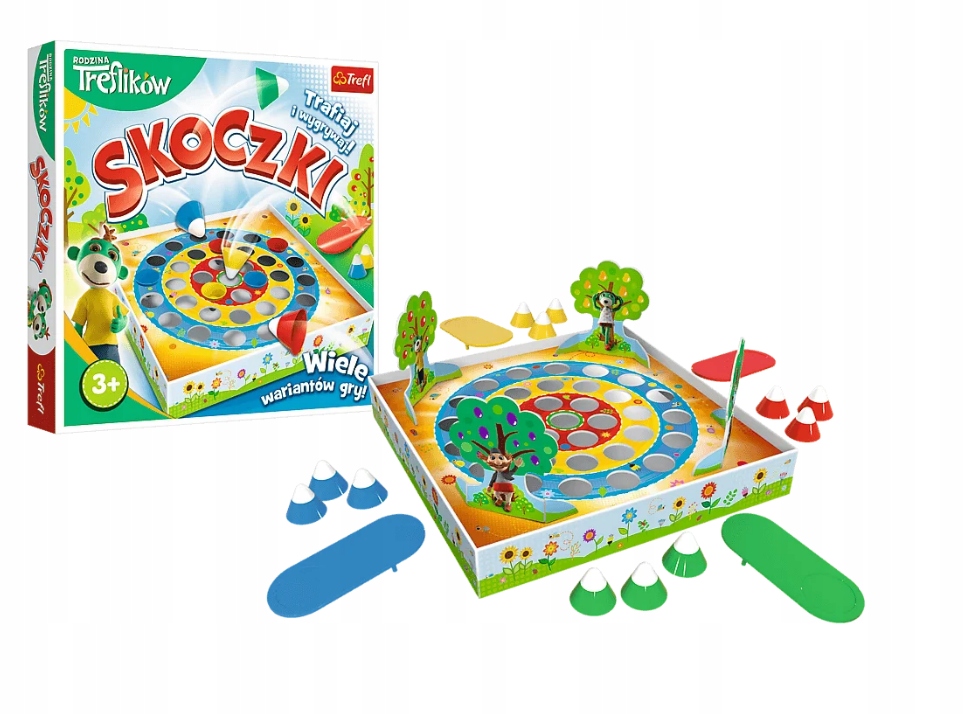 GRA SKOCZKI RODZINA TREFLIKÓW PLANSZOWA TREFL