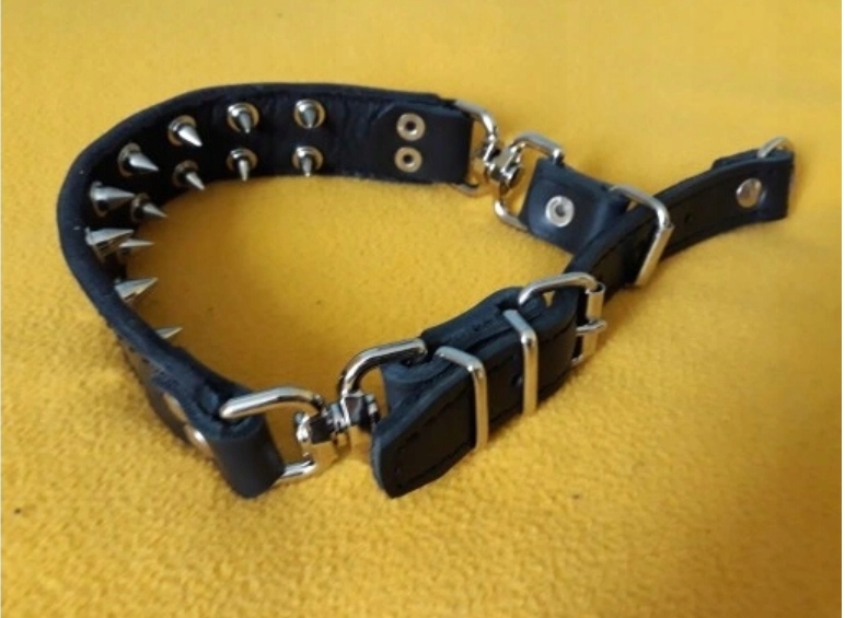 Obroża Kolczatka Obrotowa Skórzana Na Wymiar!!!