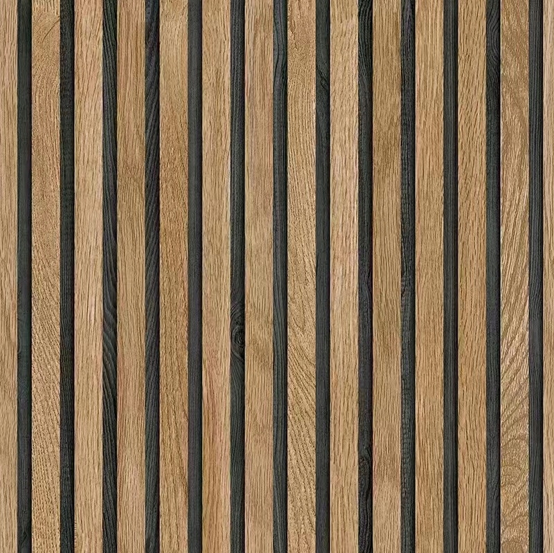 

Tapeta Wzór Panele Ścienne Drewniane Lamele 3D 10m