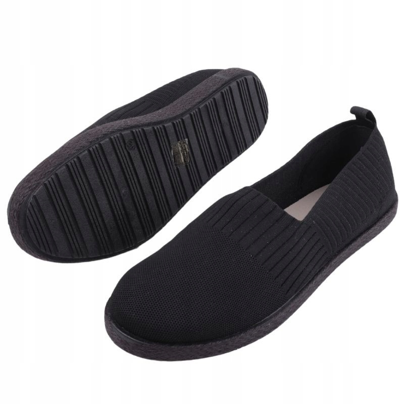 CZARNE ESPARDYLE MĘSKIE WSUWANE TRAMPKI PŁASKIE TENISÓWKI WKŁADKA EKOSKÓRA Oryginalne opakowanie producenta pudełko