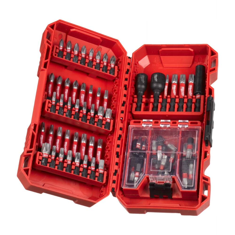 Sada úderových bitov Shockwave pre skrutkovač 75 kusov Ph Pz Torx Milwaukee