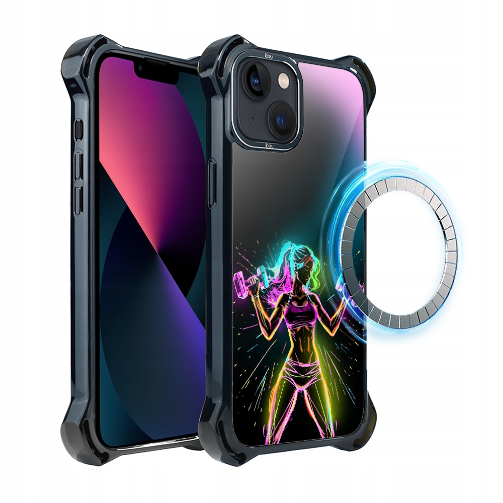 Pouzdro pro iPhone 13 Ibizu DropGuard Ultra s MagSafe, fitness vibrace