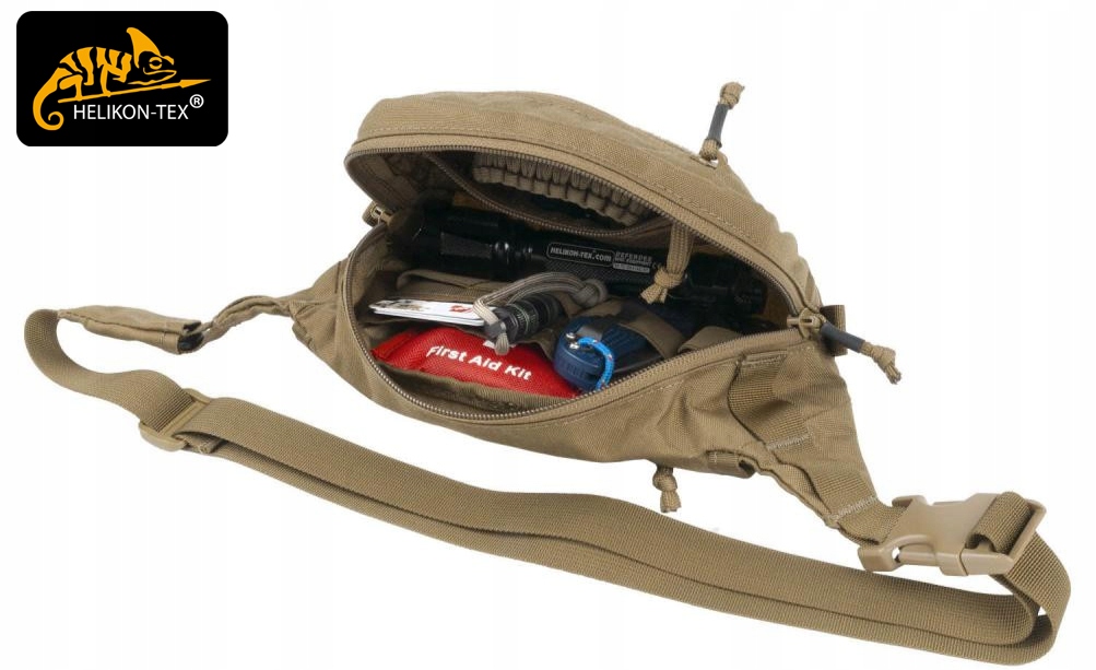 NERKA SASZETKA TORBA BIODROWA POSSUM HELIKON TURYSTYCZNA Olive Green Kolor zielony