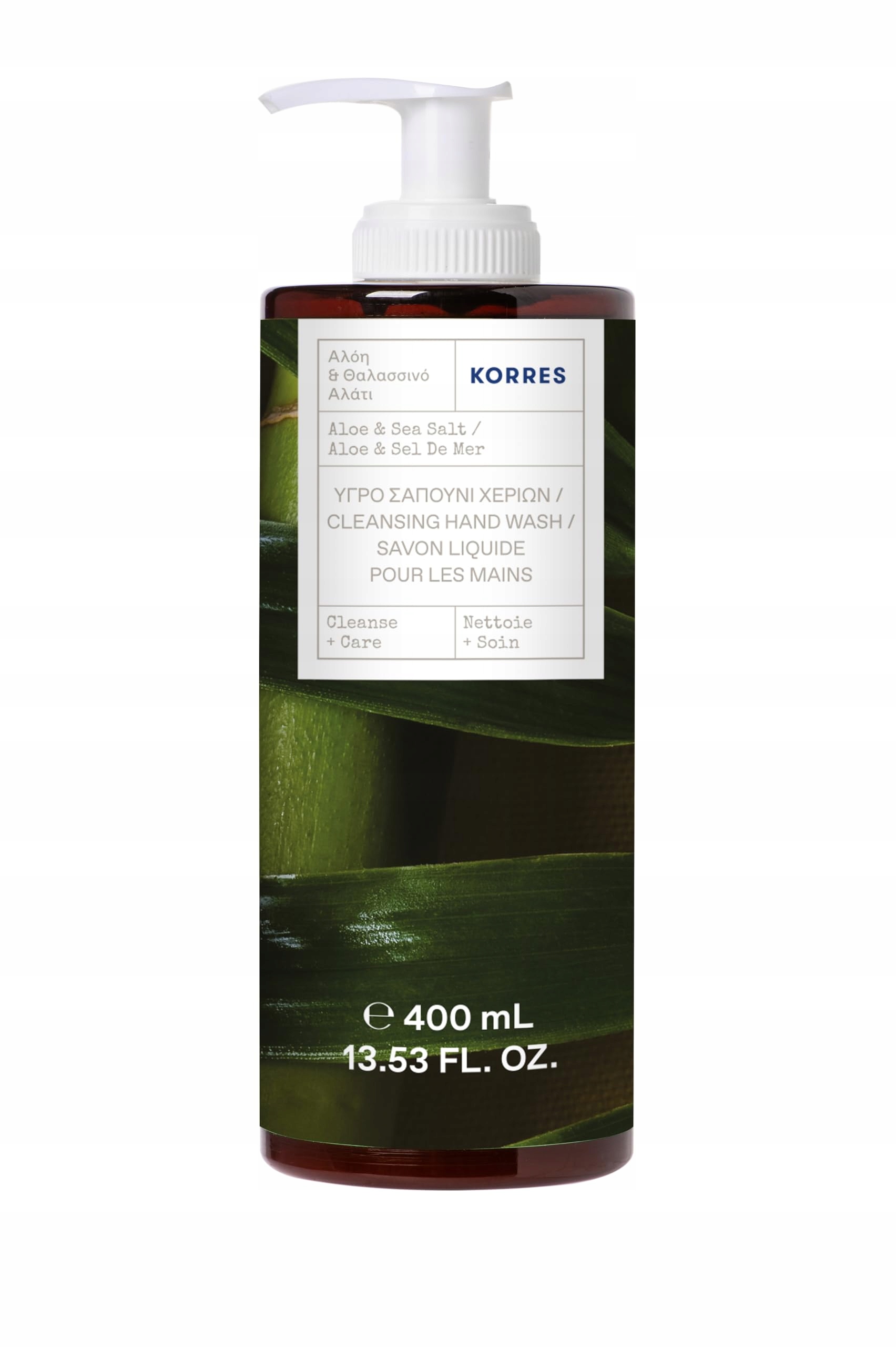 Levně Korres Tekuté mýdlo na ruce Aloe vera S Mořskou Solí 400 ml Vegetariánské
