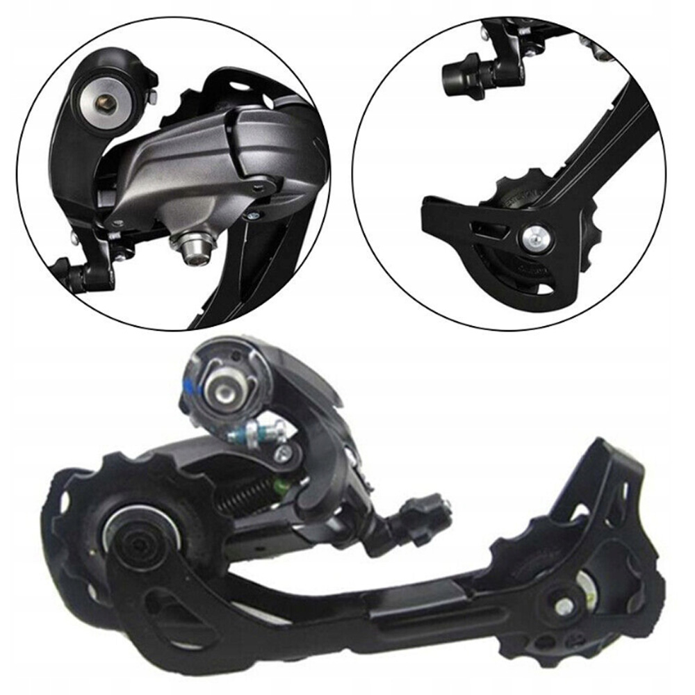 PRZERZUTKA ROWEROWA TYLNA 9 RZ. SHIMANO ALTUS RD-M370 CZARNA Rodzaj mocowania Brak informacji