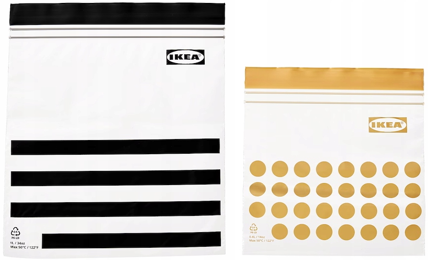 

Ikea Istad Woreczki Torebki Strunowe Żywność 60szt