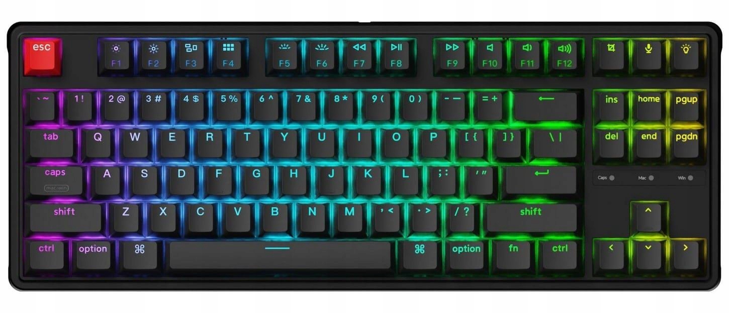 Klawiatura mechaniczna Keychron C3 Pro 8K QMK Red Switch