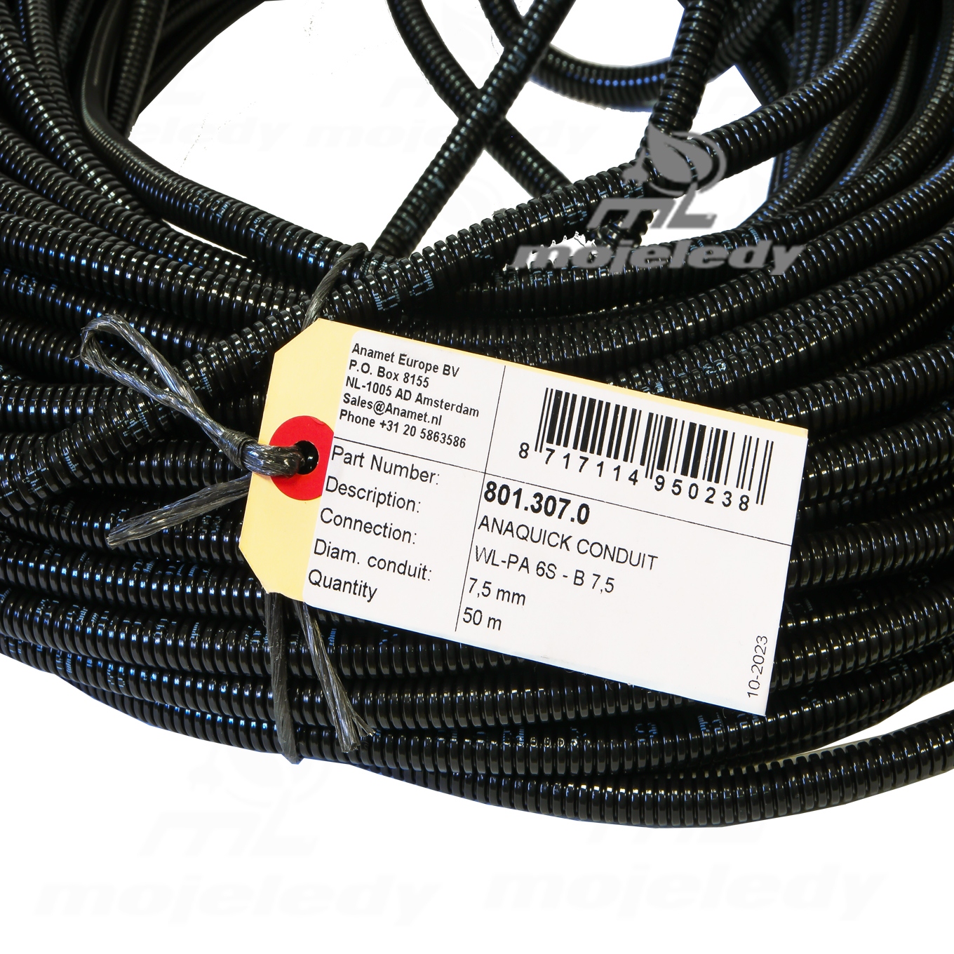 50 m husí krk PA6 S +120 °C Uv solární 6,7 10