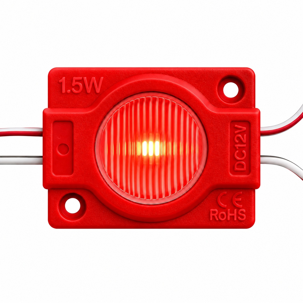 Czerwony jednopunktowy moduł LED SMD 12V IP65 do reklam i mebli