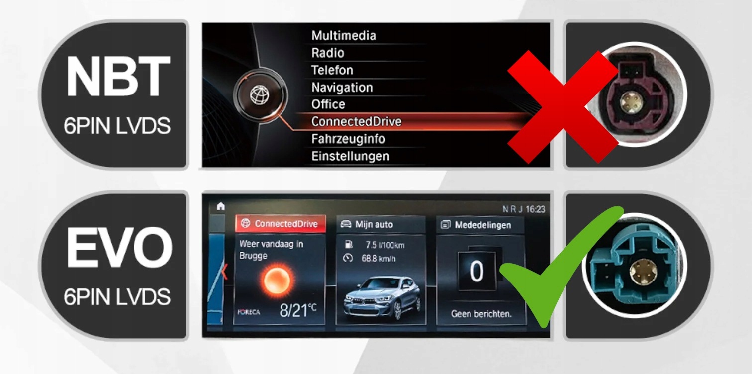 Radio Android do BMW X1 F48 X2 F49 (2013-2020) EVO 12.3 cal 8+128 GB