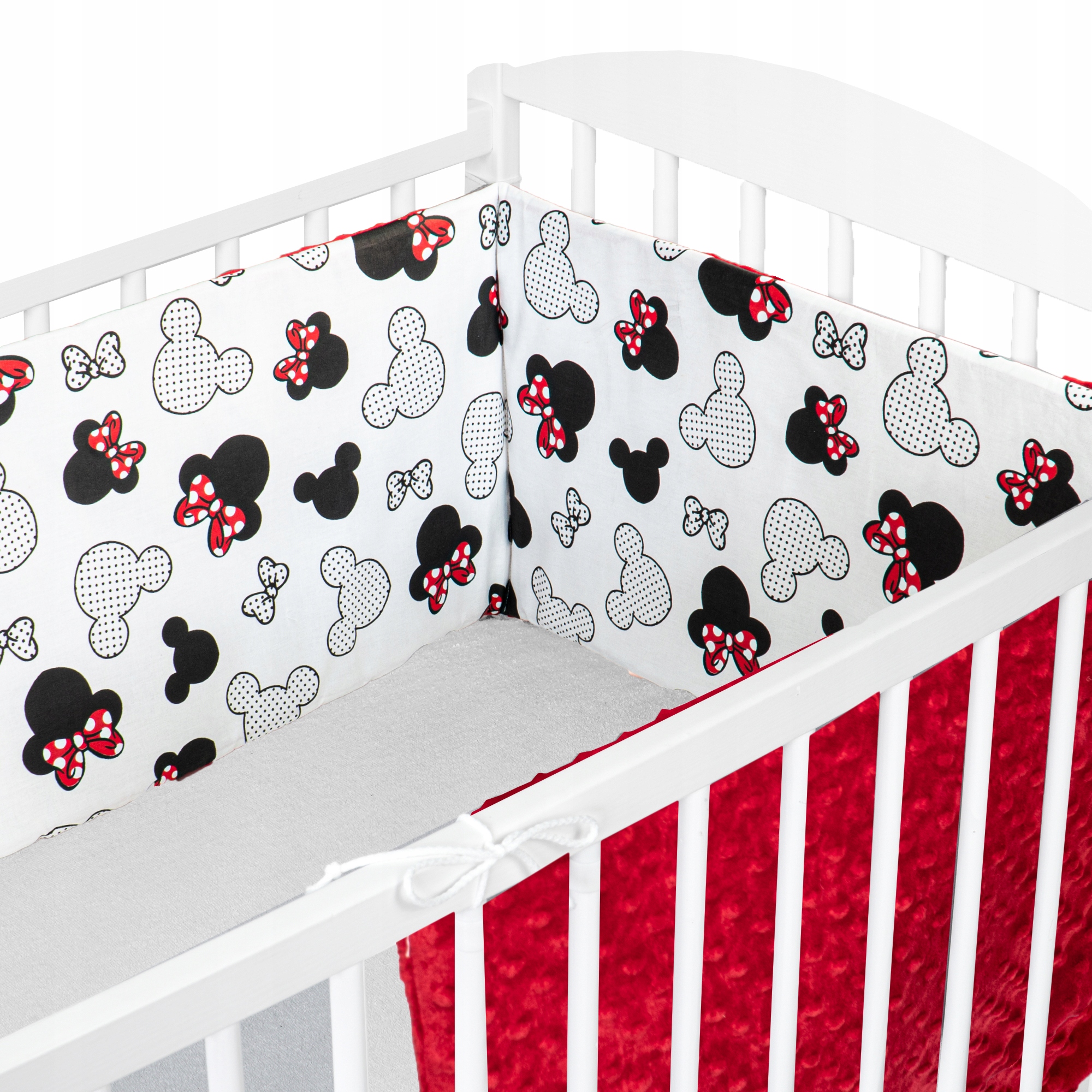 OCHRANIACZ DO ŁÓŻECZKA BAWEŁNA + MINKY 180 CM