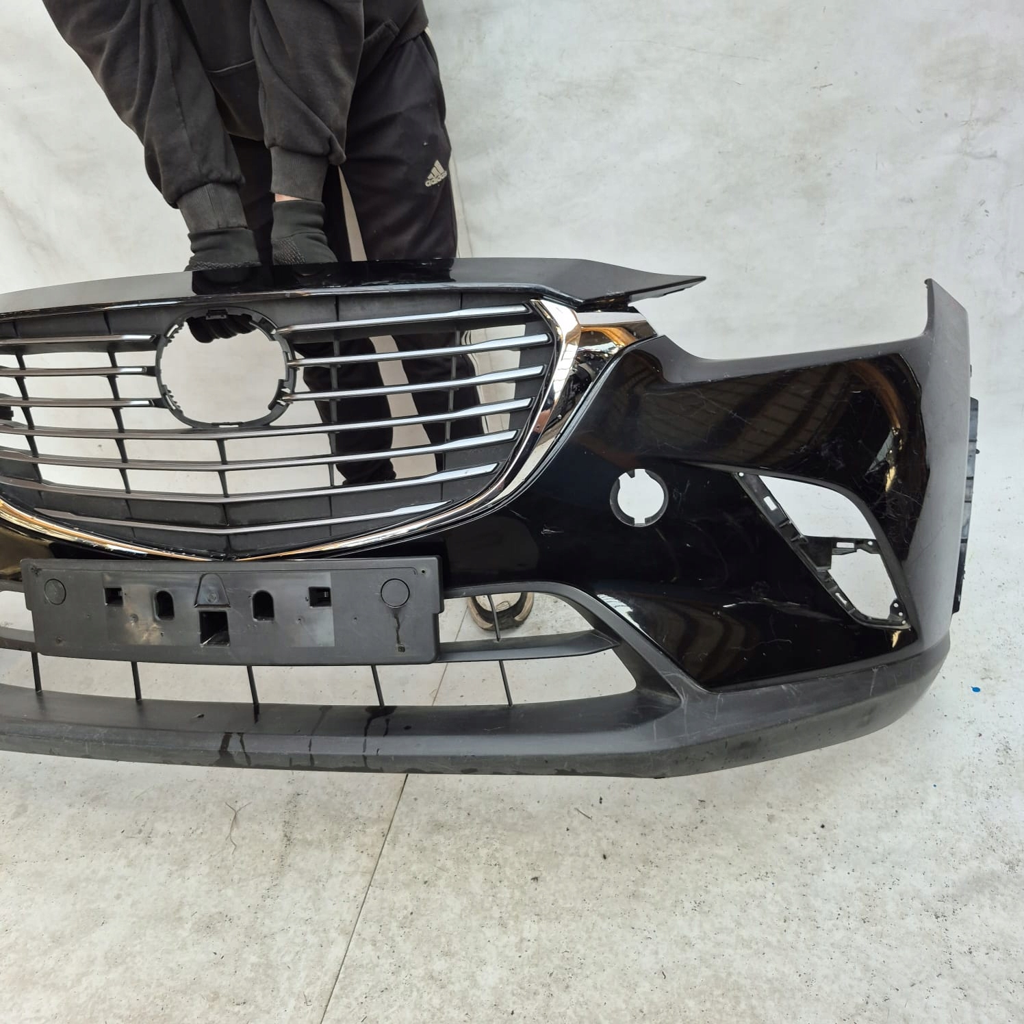 MAZDA CX3 CX-3 15- bumper front front grill D10J-50031