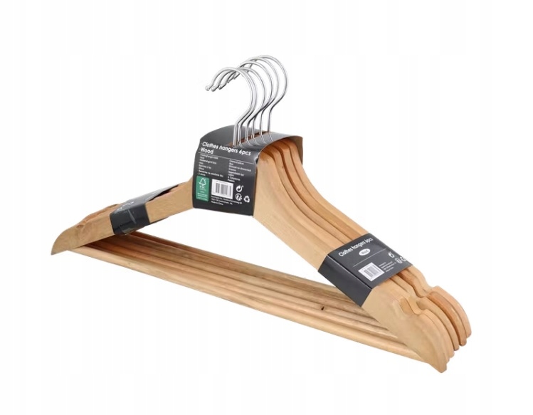 Wieszak Wieszaki na ubrania 6 SZTUK 3 KOLORY Kod producenta 603