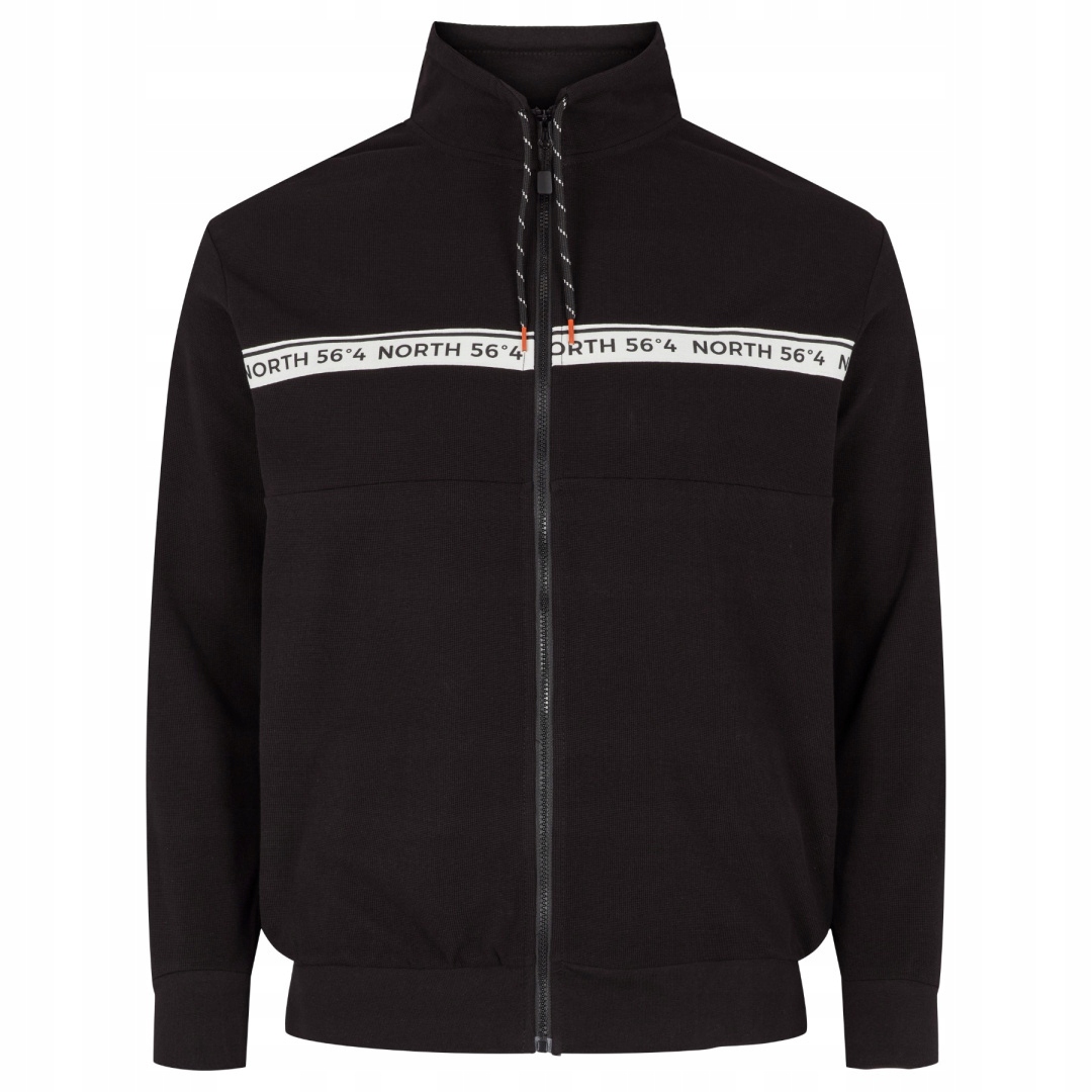 North 56 4 Velká Mikina Černá 6XL, obvod 170 cm